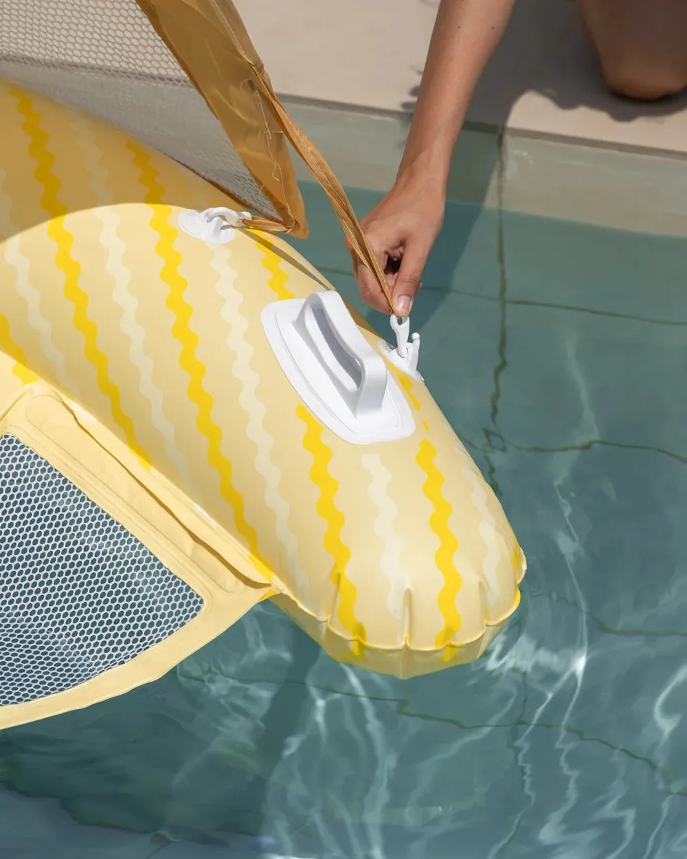 Flotador asiento con rejilla y parasol – TANGO - Image 6