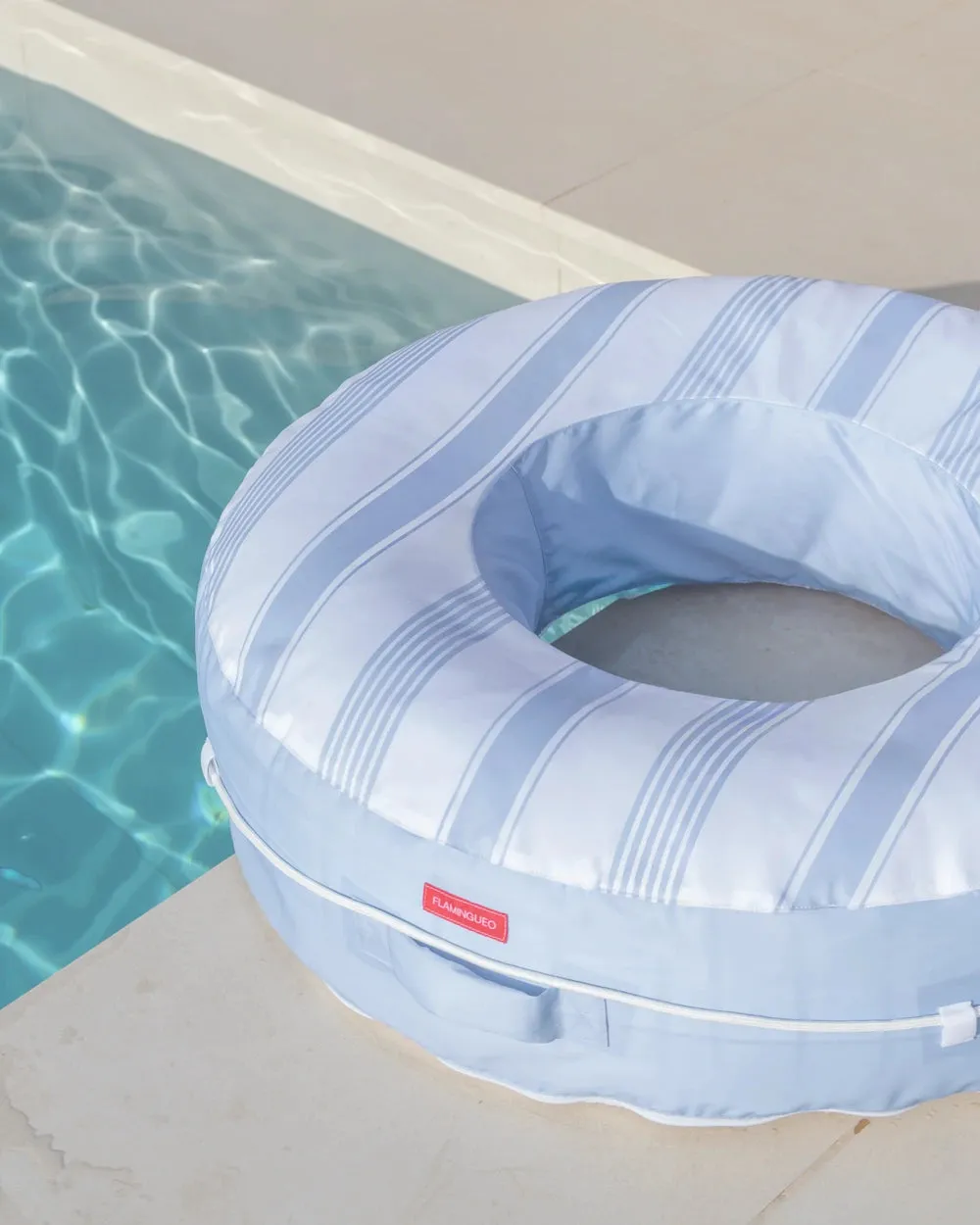 Flotador donut premium con cuerda de agarre – GLAM - Image 3
