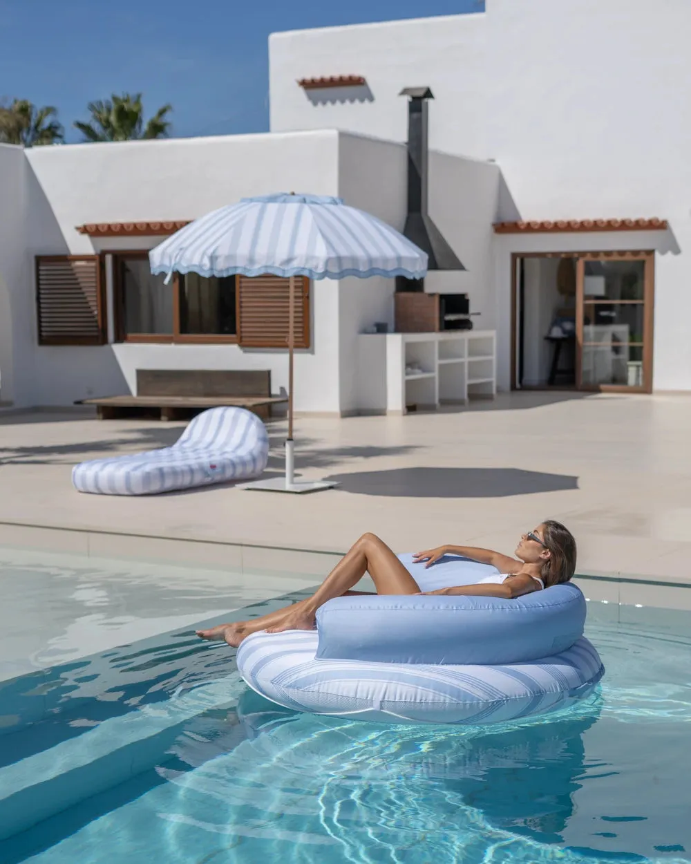 Tumbona hinchable redonda para piscina y jardín – VICO - Image 4