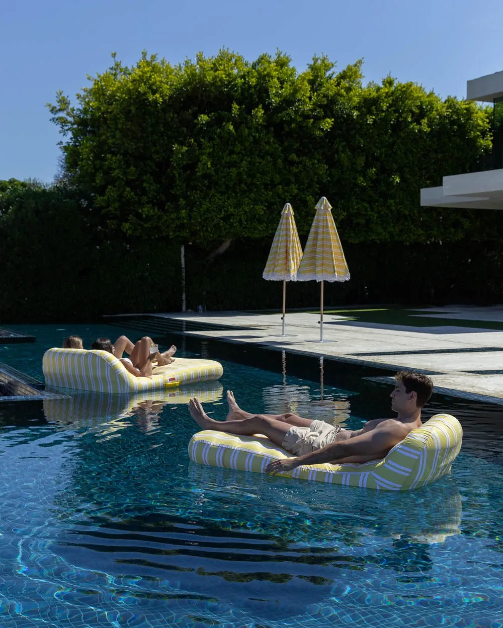 Tumbona hinchable individual para piscina y jardín - MONTECARLO - Image 5