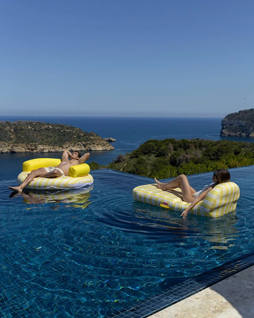 Tumbona hinchable individual para piscina y jardín - MONTECARLO - Image 6
