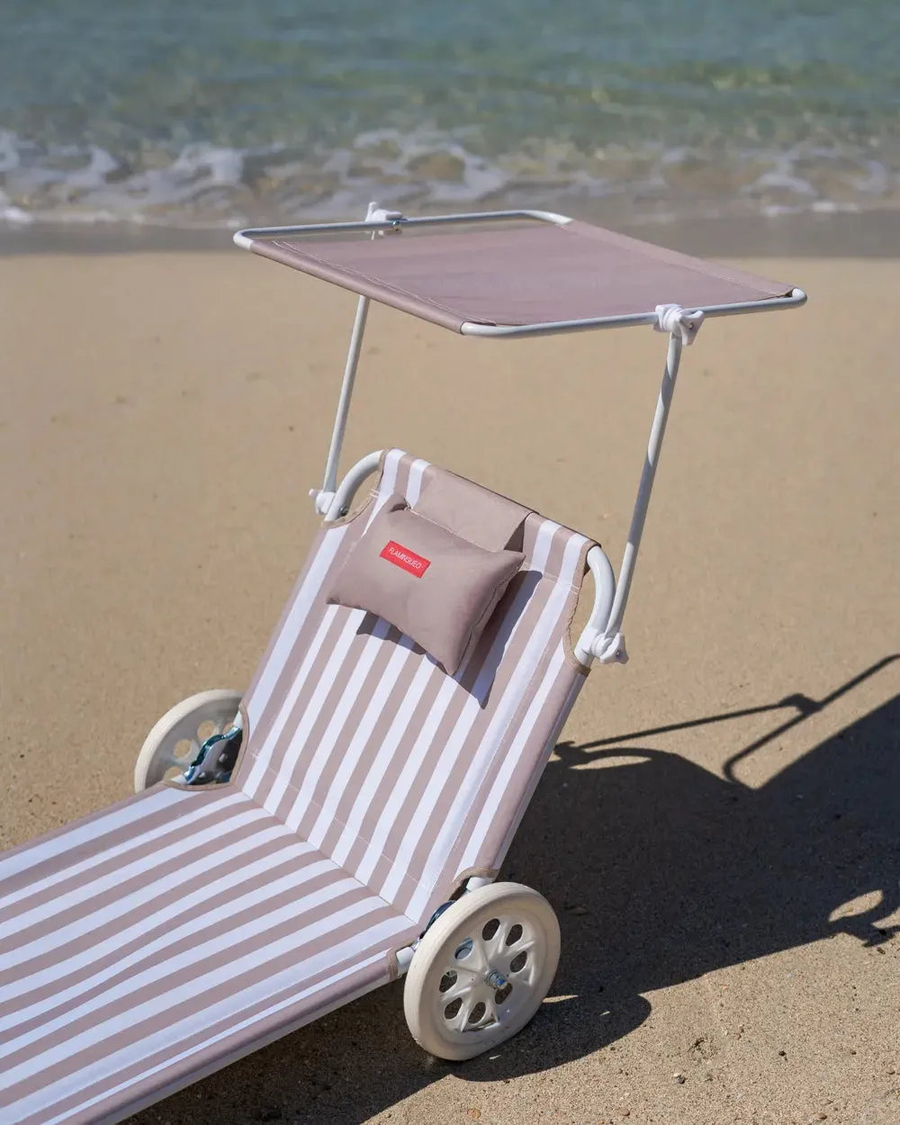 Tumbona de playa con ruedas y parasol – FREYA - Image 6