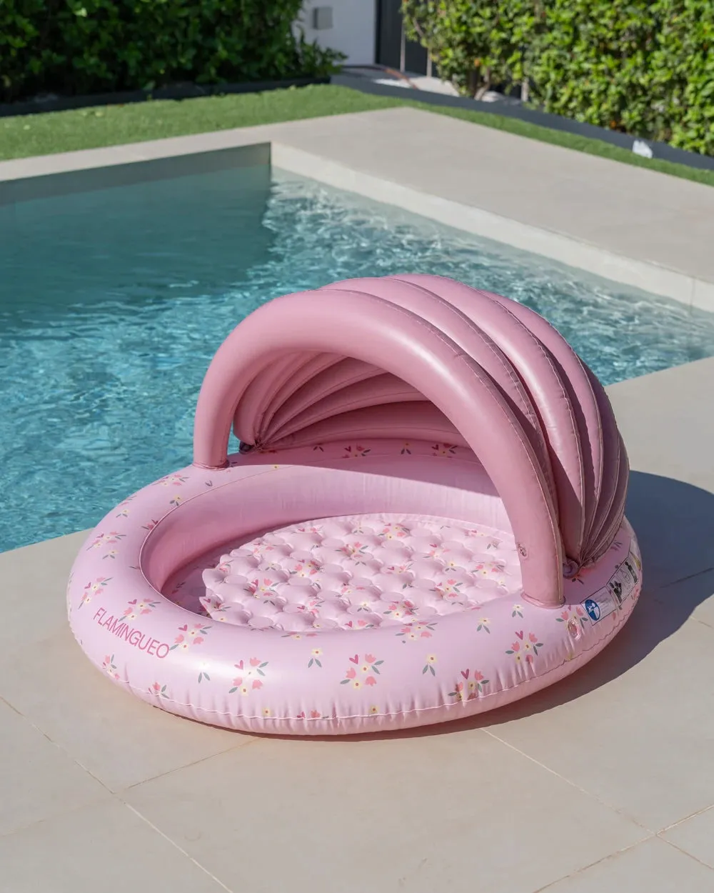 Mini piscina infantil con toldo para jardín – PETUNIA - Image 5