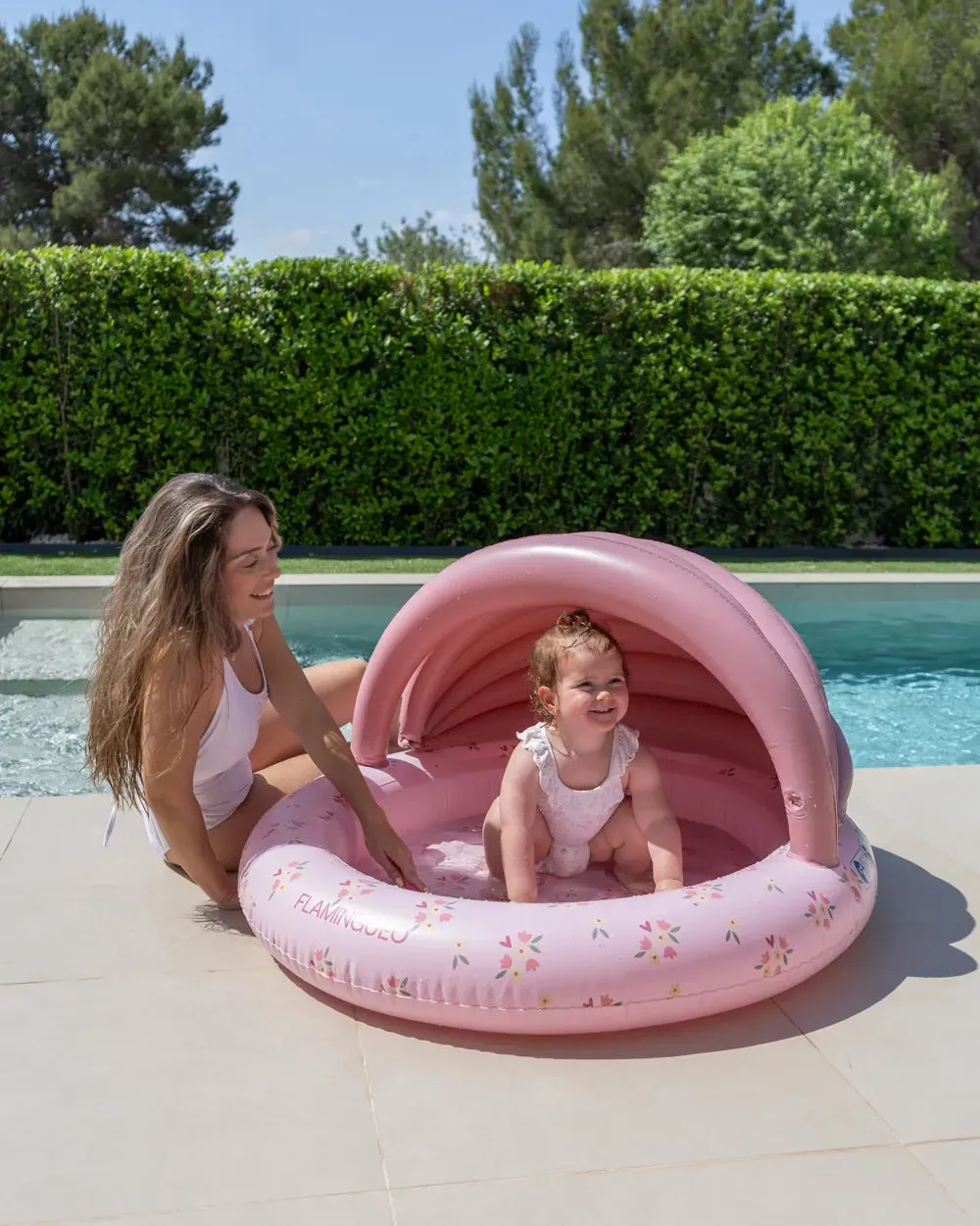 Mini piscina infantil con toldo para jardín – PETUNIA - Image 6