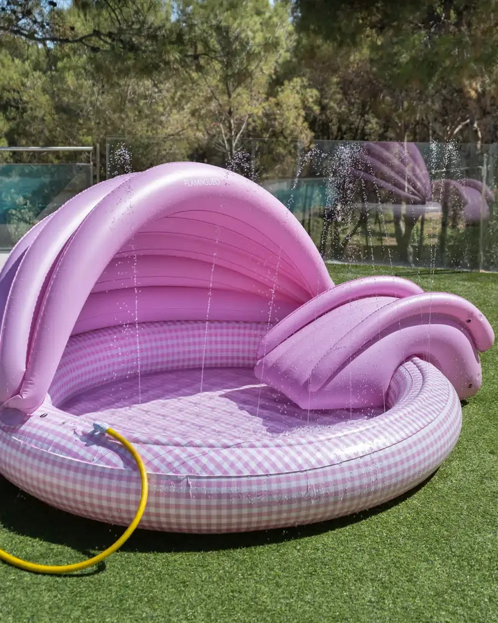 Piscina infantil con tobogán y aspersor – POOLIE - Image 3