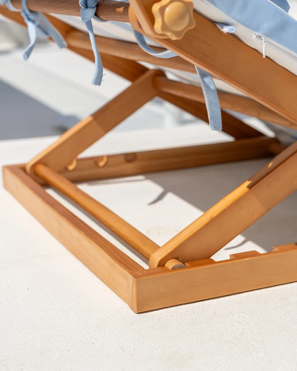 Tumbona plegable de madera con parasol – ARGO - Image 5