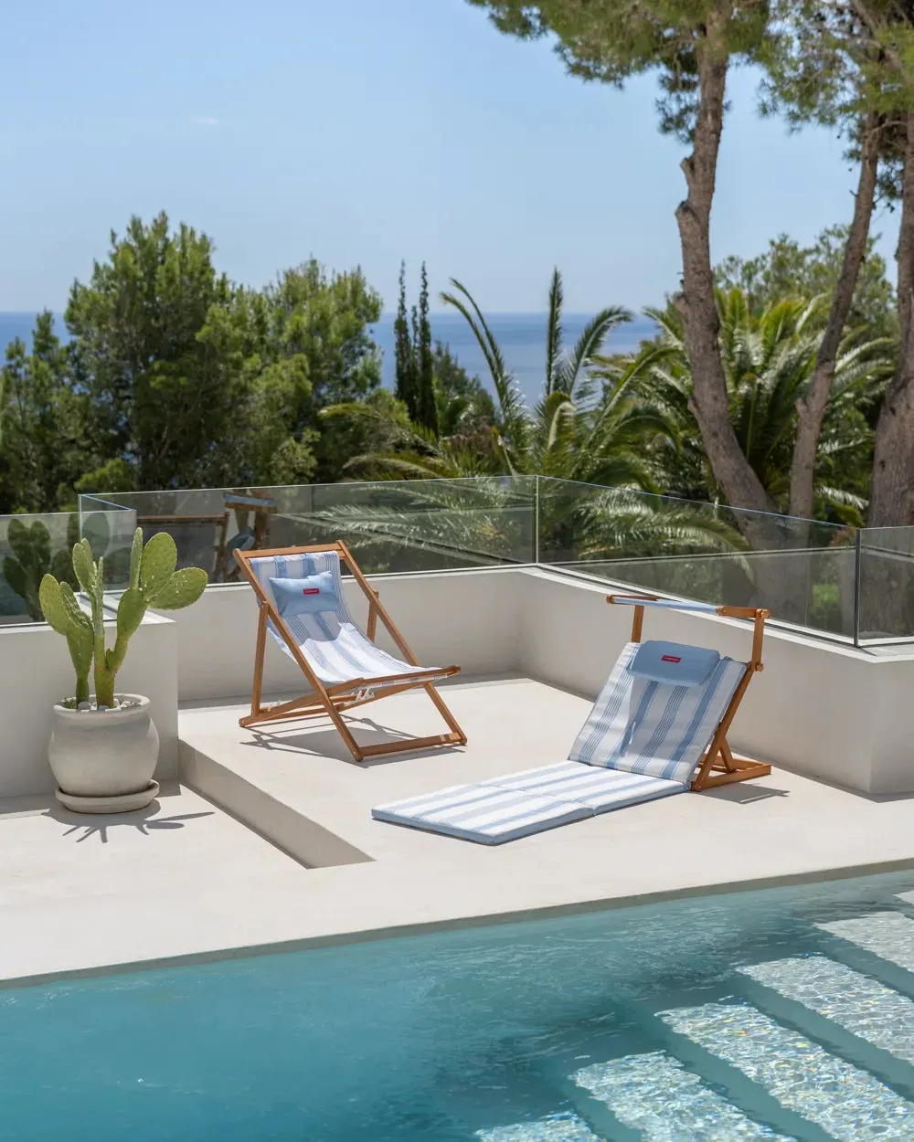 Tumbona plegable de madera con parasol – ARGO - Image 6